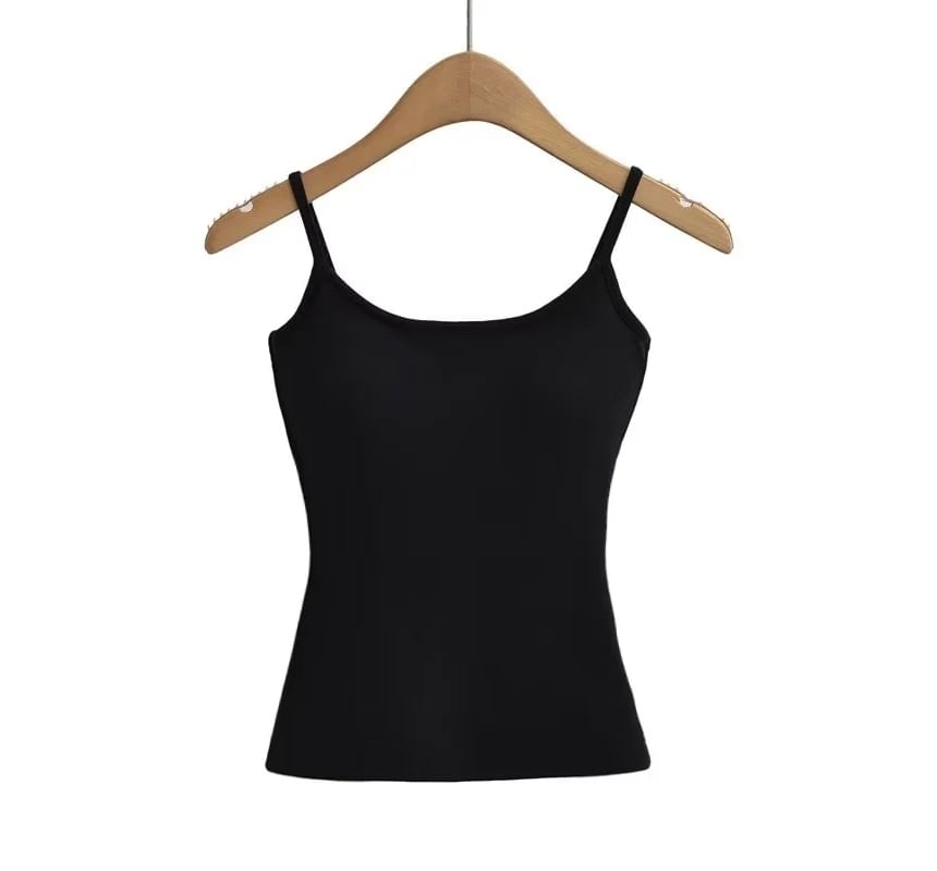 Asiris - Effen, slim-fit, gewatteerde crop top