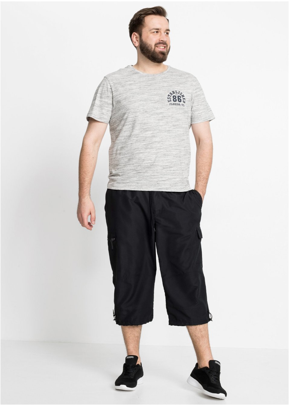 Pantalon 3/4 microfibre confort pour le ventre