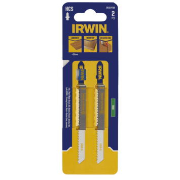 Irwin decoupeerzaagblad T-aansluiting voor laminaat / spaanplaat - 2 stuks
