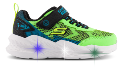 Skechers S-Lights Meteor-Lights 2.0 Sneaker Grøn 401490L (27-36)