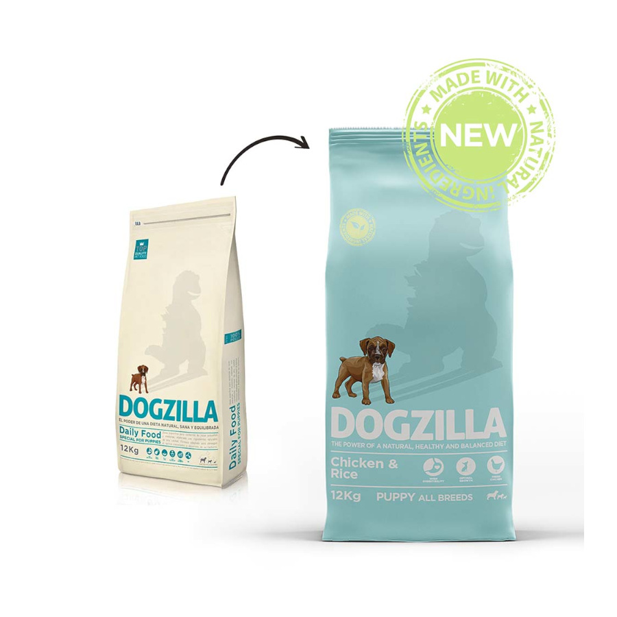 Ração Dogzilla para filhotes com frango e arroz