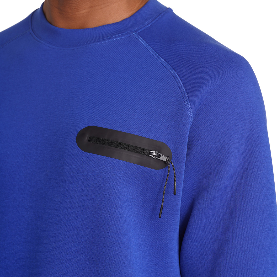 VanVaan Herren Sweatshirt mit Zippertasche blau