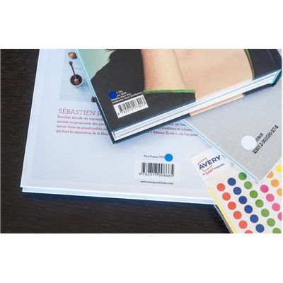 Avery - 560 Pastilles adhésives - blanc - diamètre 8 mm