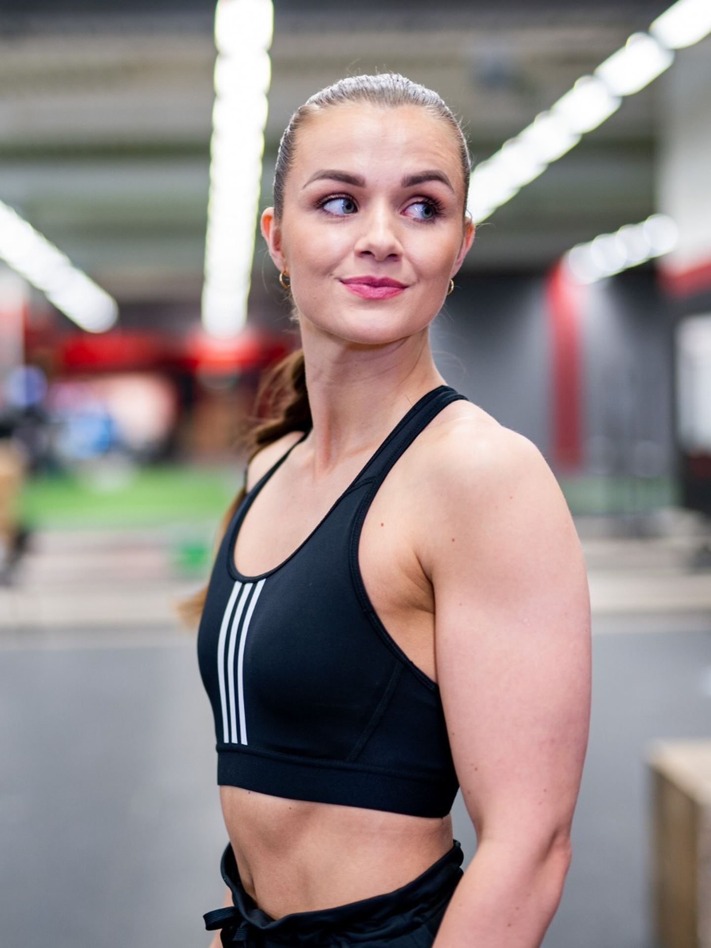 Don't Rest Alphaskin 3 stripes Bra