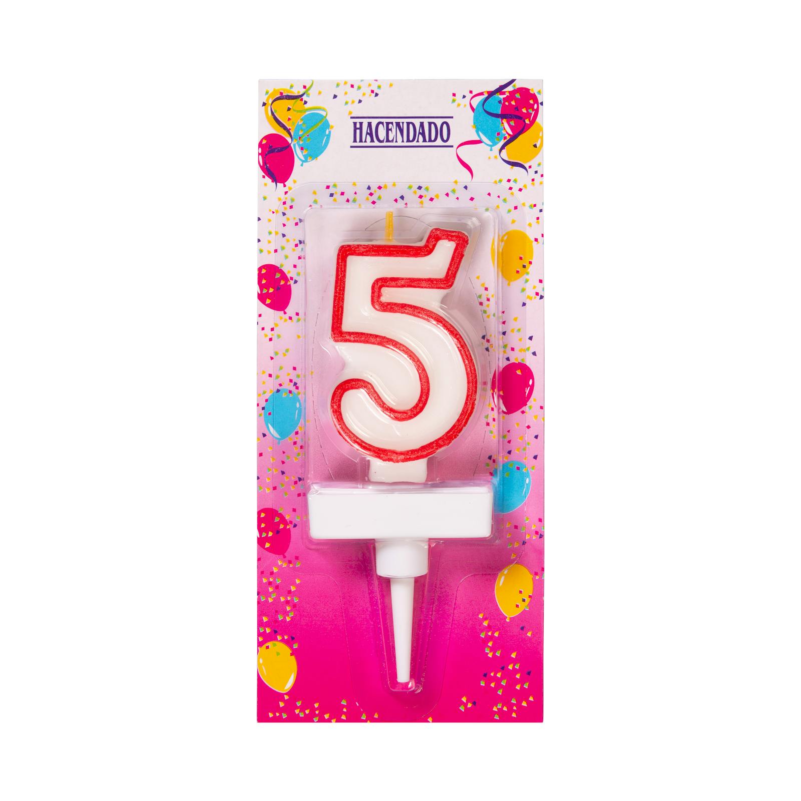 Bougie Hacendado 5e anniversaire