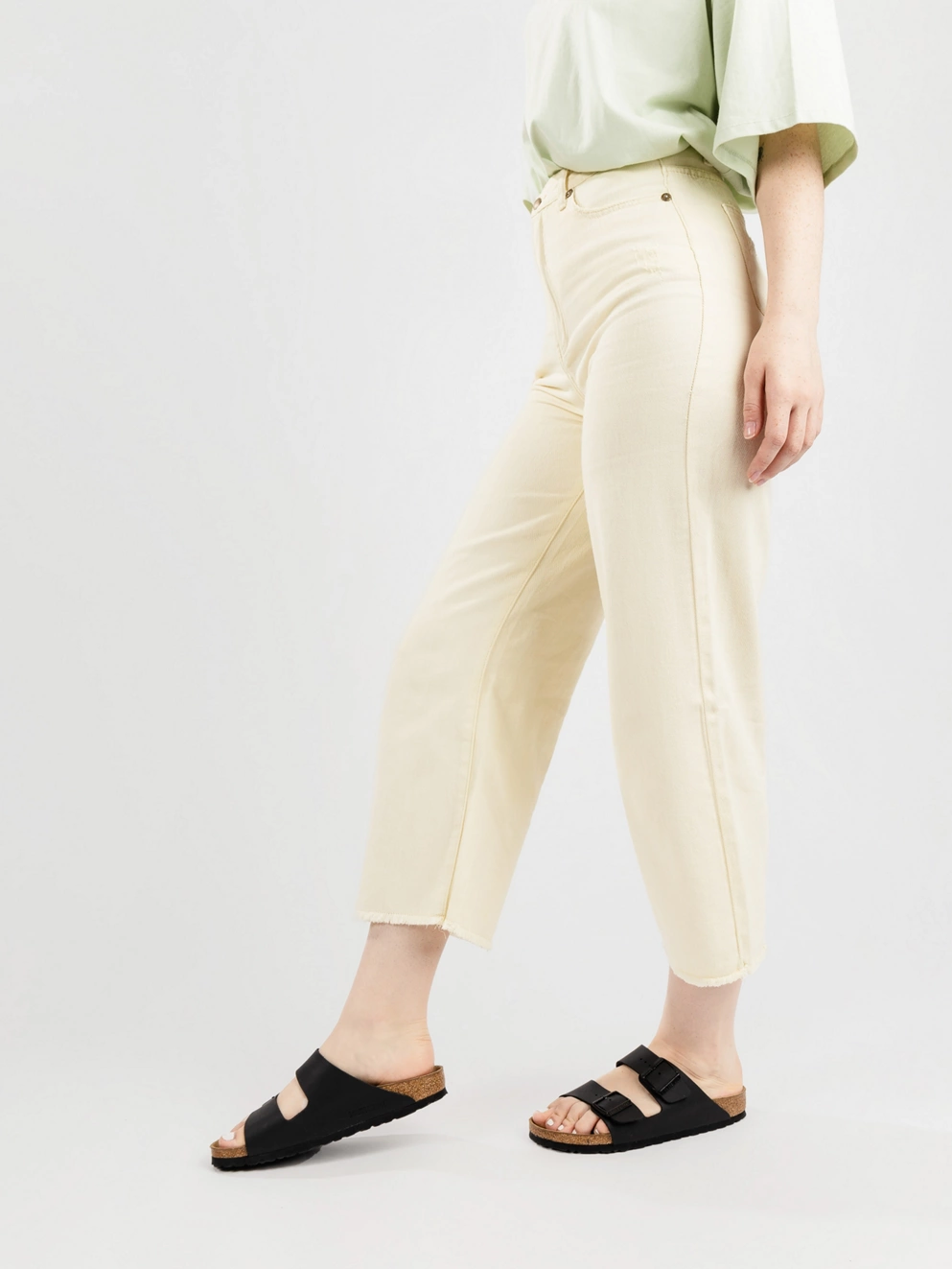 Rip Curl Sparrows Crop Wide Leg Pants bone