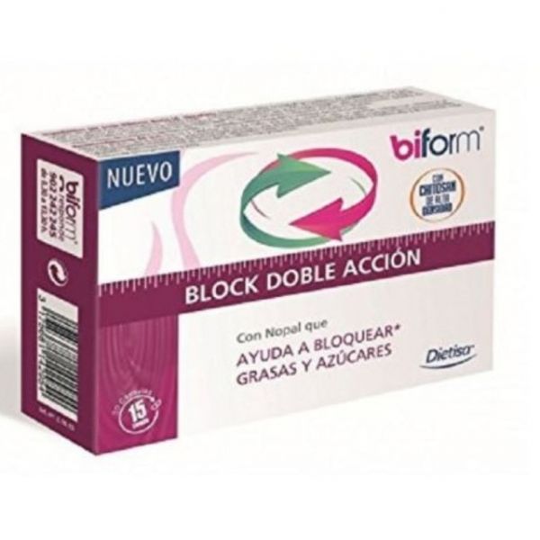Biform Block Dupla Acção 30 Cápsulas