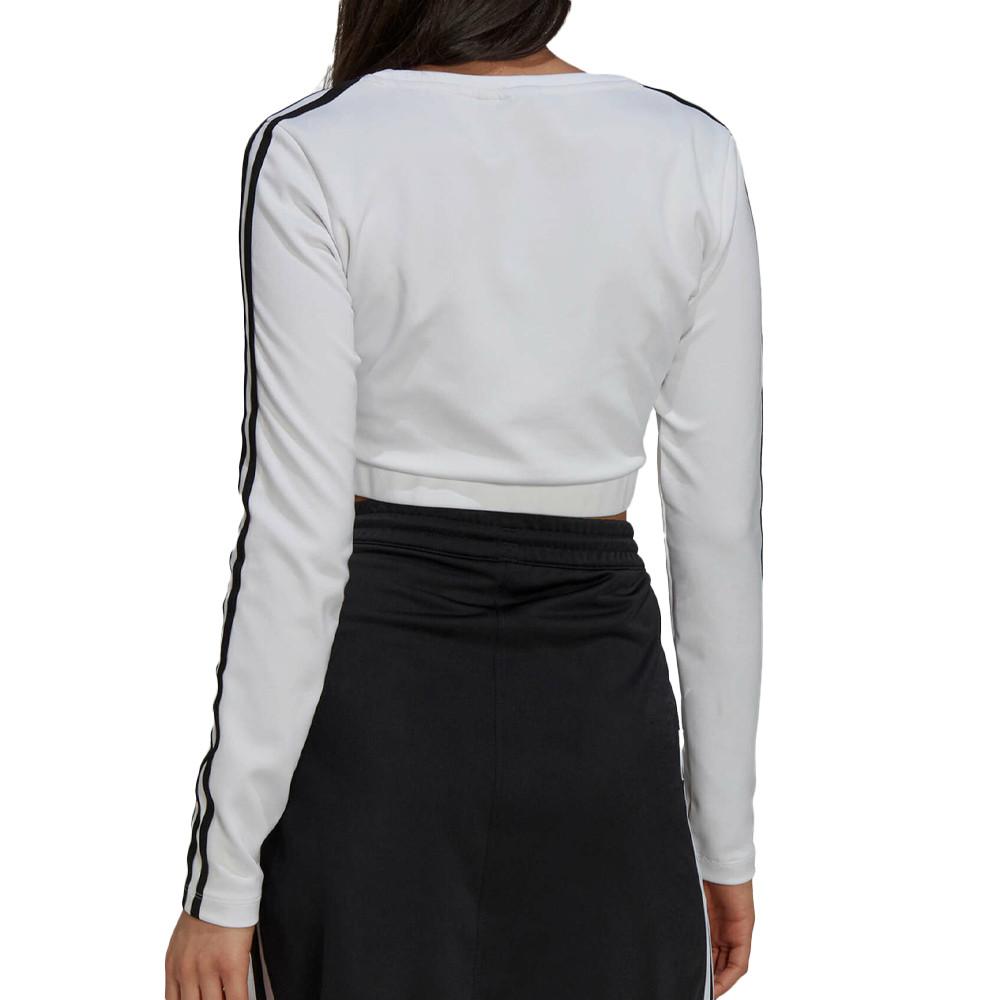 Adidas T-shirt manches longues Blanc Femme Adidas Sleeve