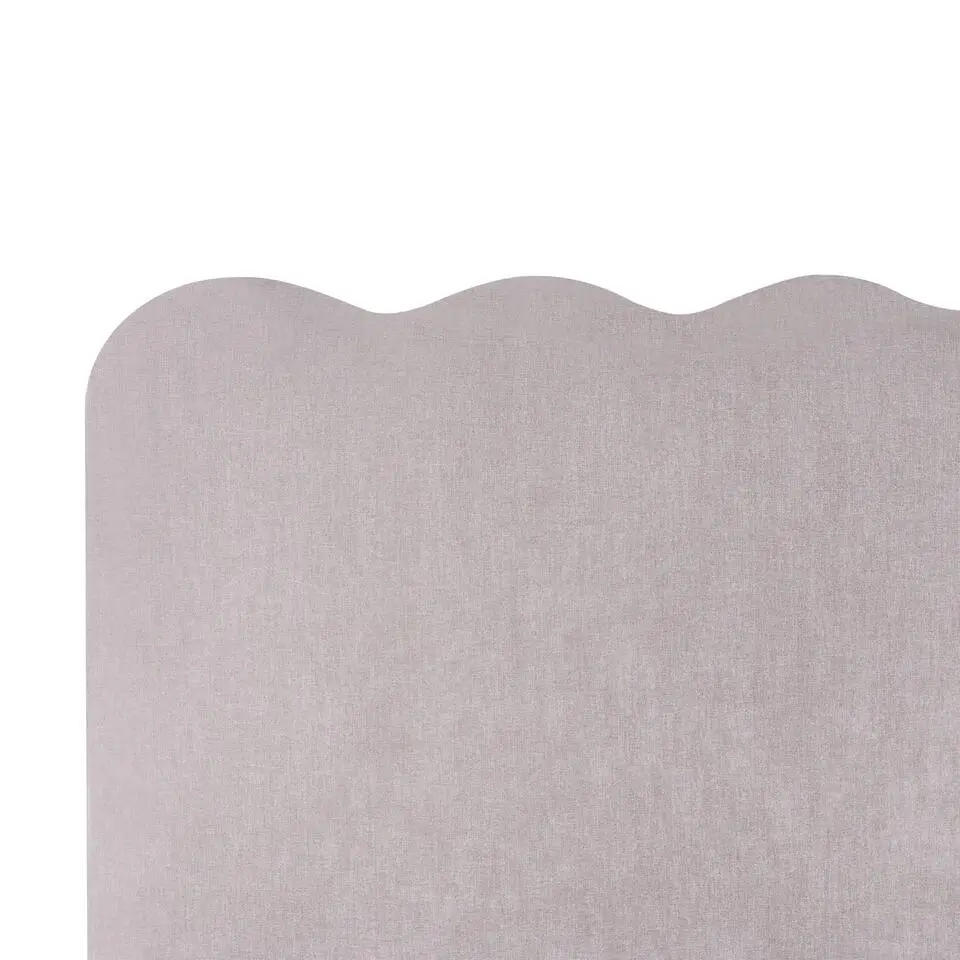 NANTERRE - Bed met opbergruimte - Beige - 180 x 200 cm - Stof