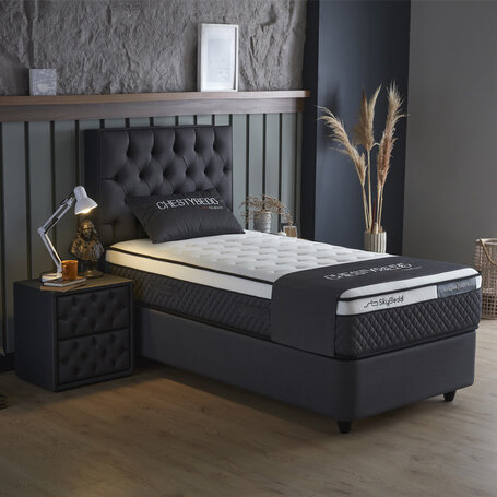 Boxspring met opbergruimte Chestybedd
