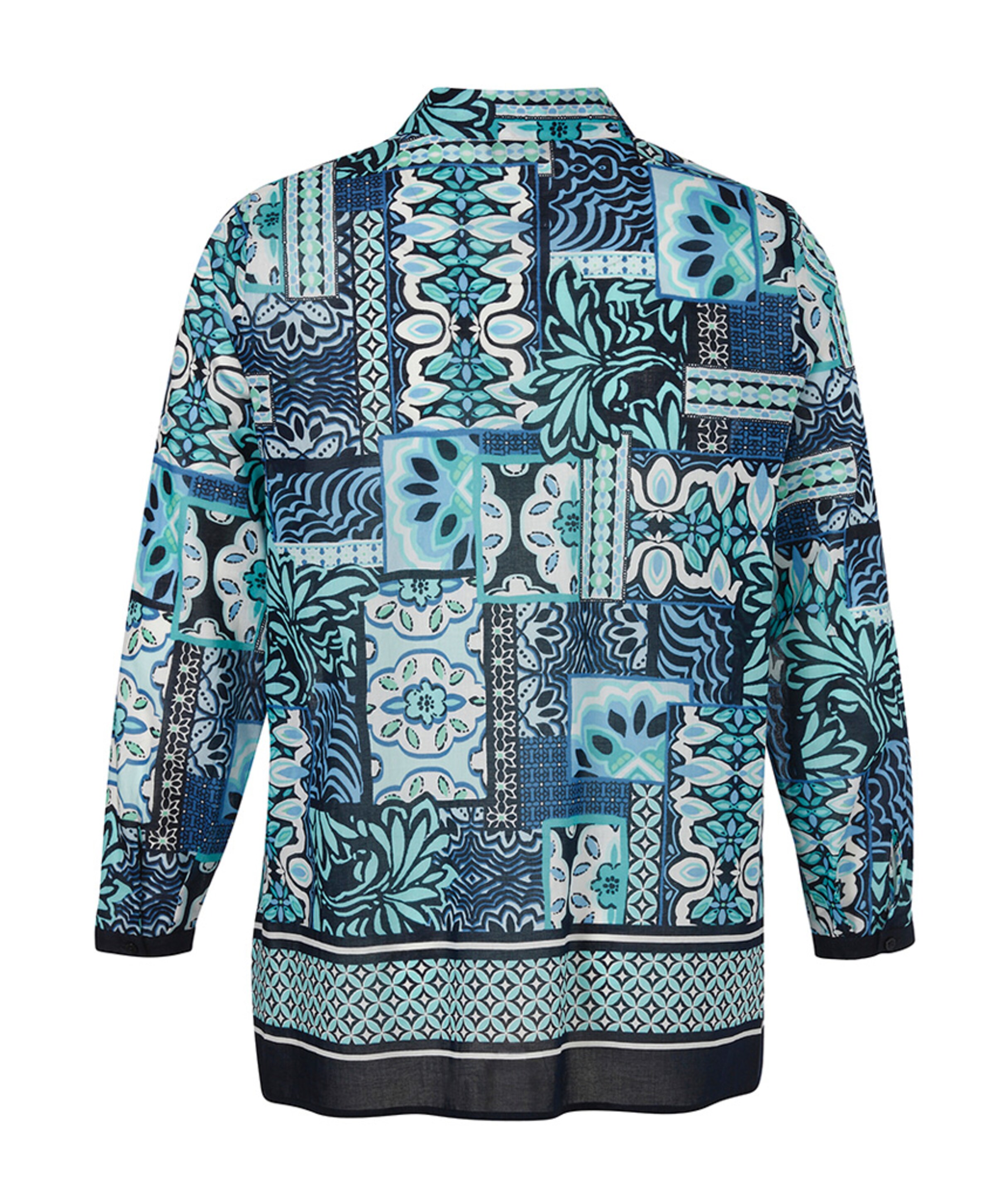 Via Appia Due Dames blouse blauw