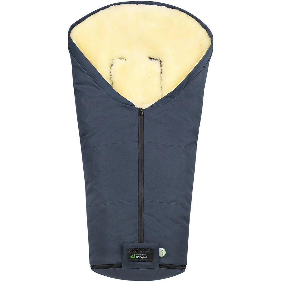 odenwälder Lammfell-Fußsack Henry marine