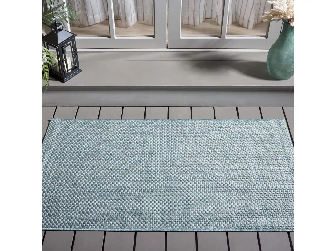 Tapis Aqua & Grey 122 X 170 cm - Daphne