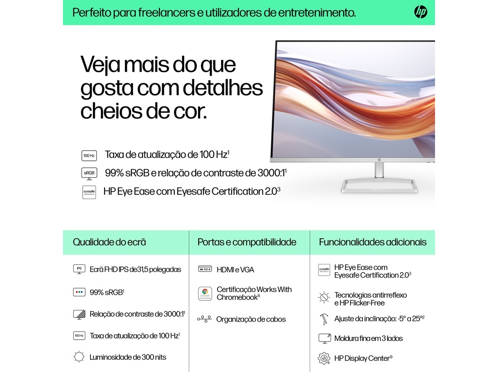 MONITOR HP SERIES 5 532SF (31.5'' FHD 100HZ)