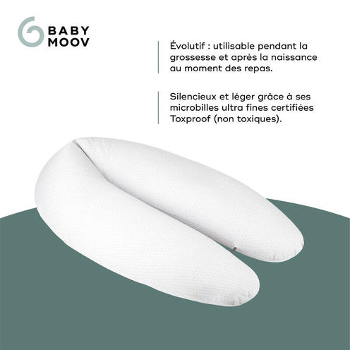 Coussin de grossesse B.LOVE Mineral Gris - BABYMOOV