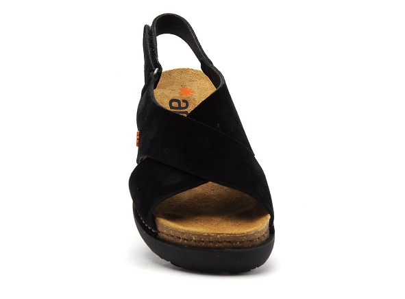 Art nu pieds plats femme 1710 s rhodes noir