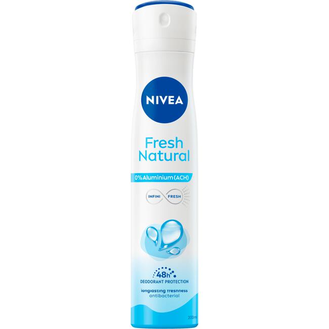 NIVEA Fresh Natural Deodorant Spray 200 ML
