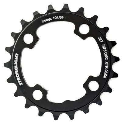 Plateau Intérieur STRONGLIGHT XTR 05 FC-M960  22 Dents  Entraxe 64mm  Noir