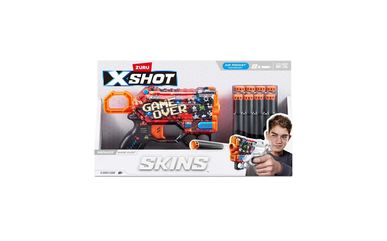 X-shot Skins Menace met 8 darts