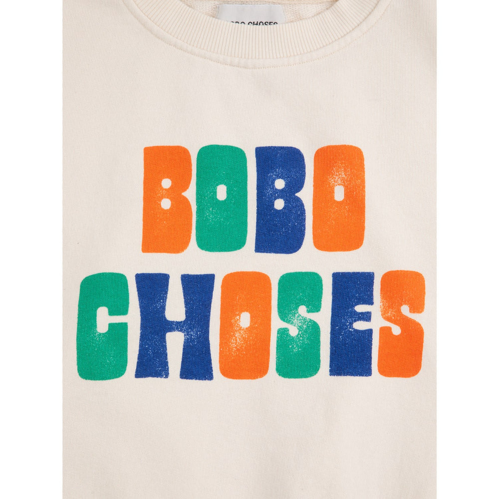 Køb Bobo Choses Offwhite Multicolor Sweatshirt