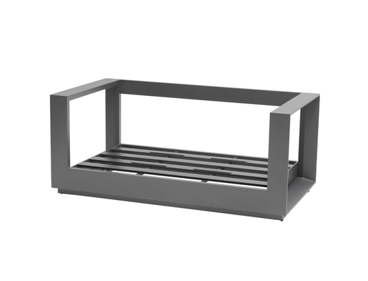 HESPERIDE - Canapé de jardin en aluminium allure - 2 places - graphite