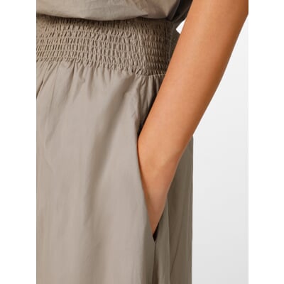 Damen-Midirock breiter Bund, Sand
