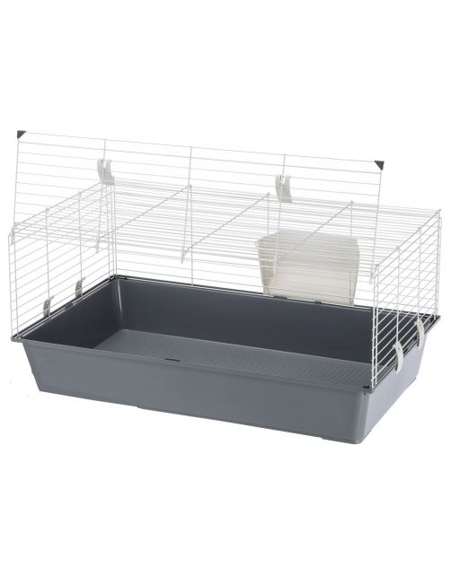 Ferplast Konijnenkooi Rabbit 100 Basic - Dierenverblijf - 95x57x46 cm Assorti