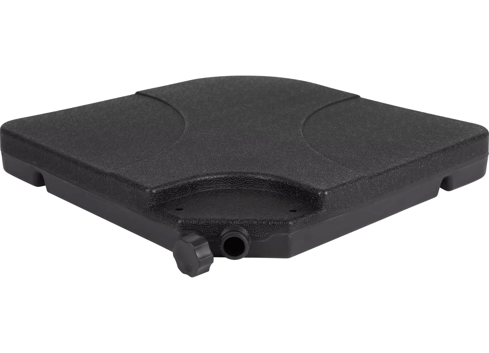 Modulare Ampelschirmplatten 4er-Set Schwarz