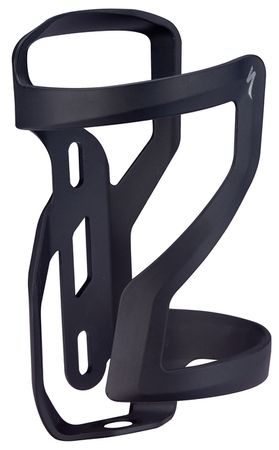 ZEE CAGE II Bidonhalter mit Einschub rechtslinks  schwarz  rechts