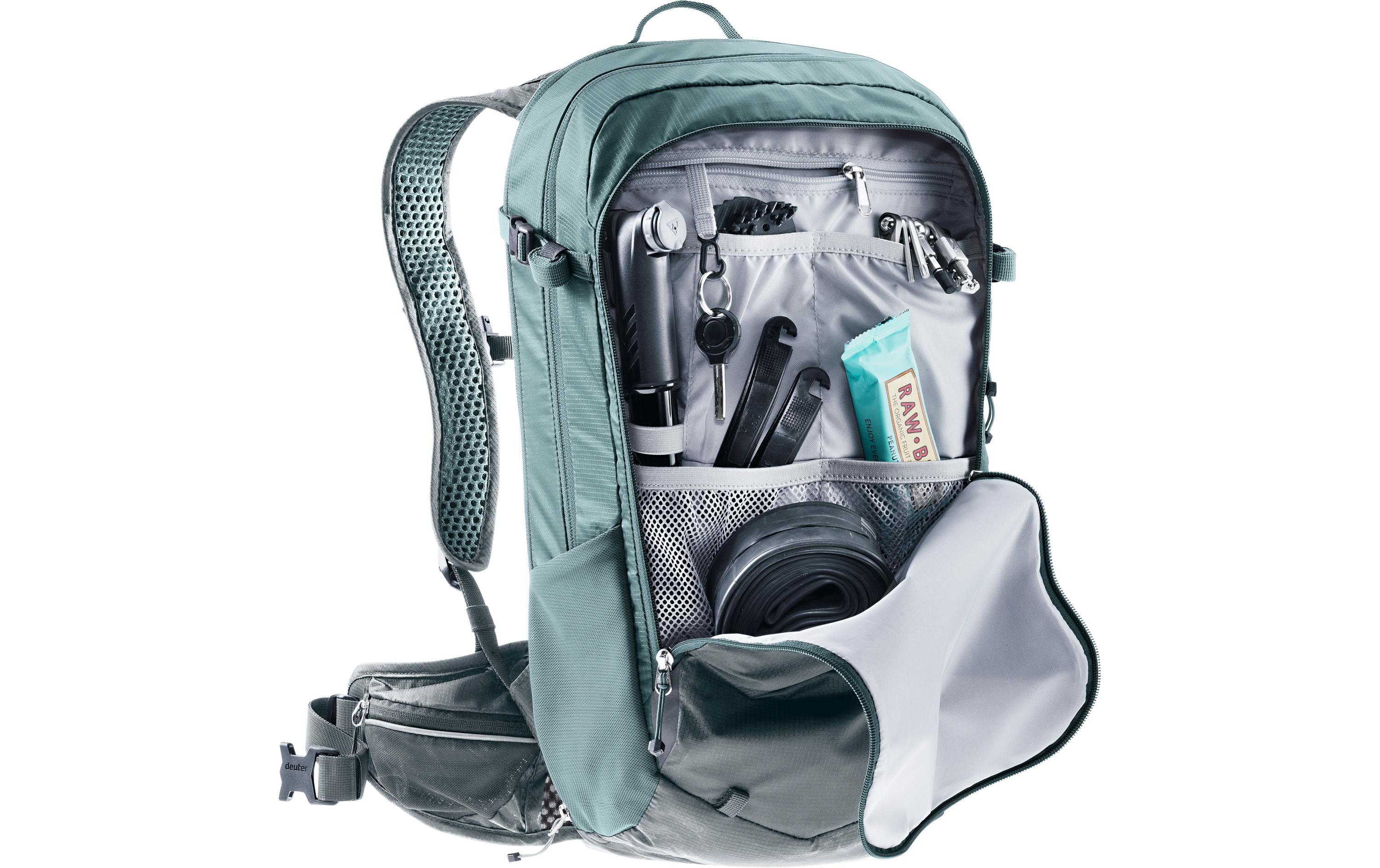 Rucksack Compact 14+3 Dunkelgrau/DunkelgrünMountainbike-Rucksack