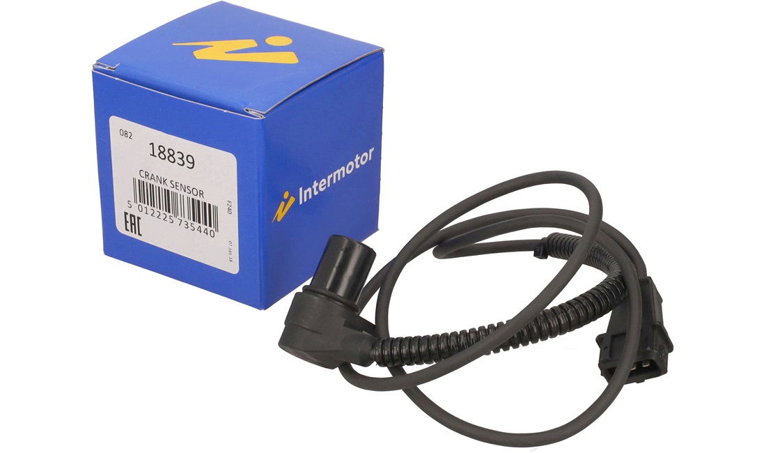 Impulsensor, krumtapaksel