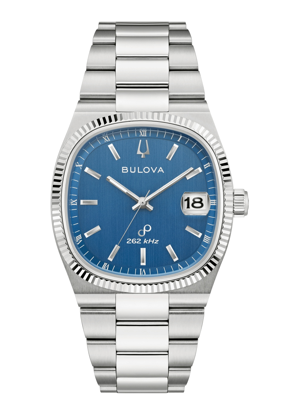 Bulova Super Seville 262 kHz Quarzuhr Blau 96B440