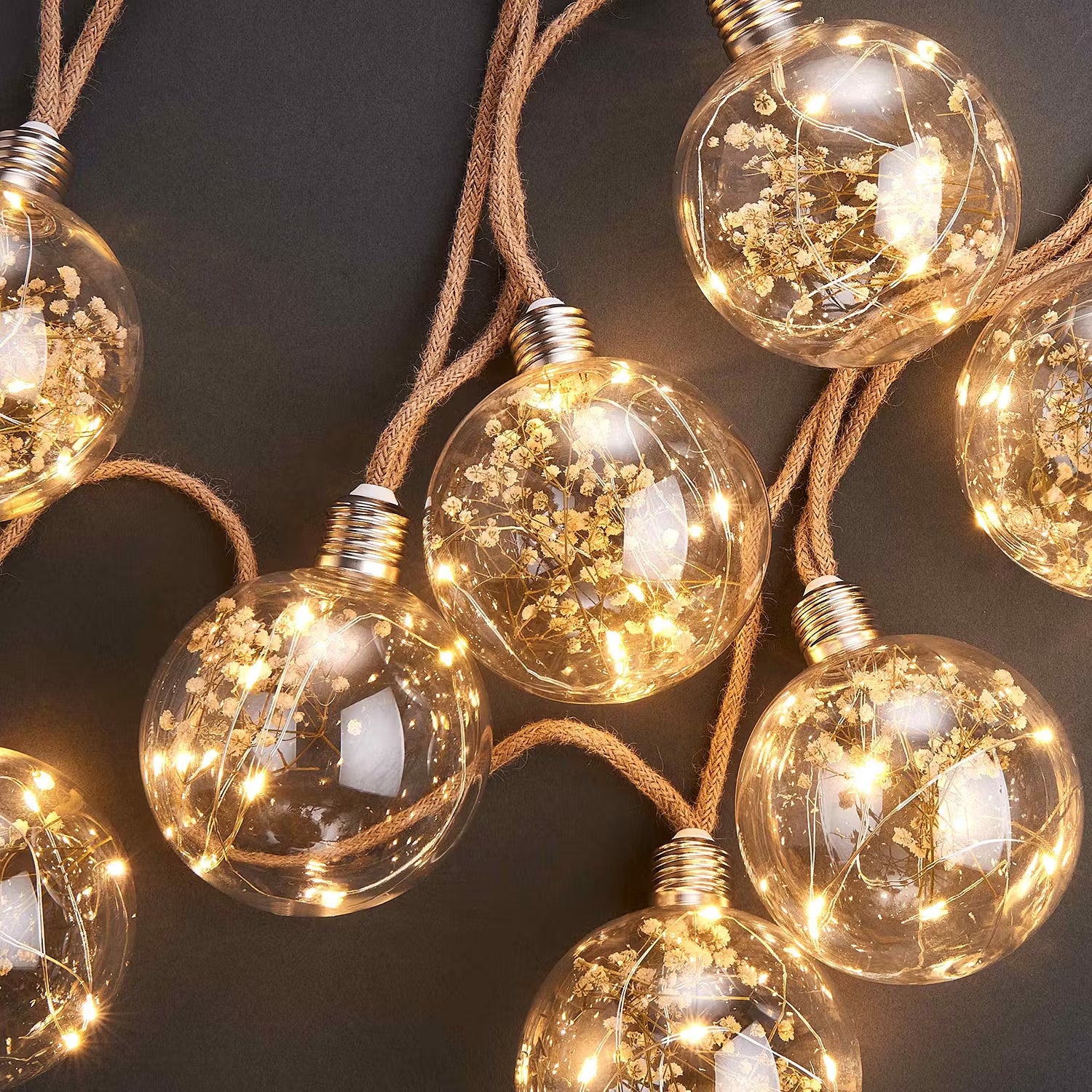 BULB LIGHTS Lichterkette 4er-Set