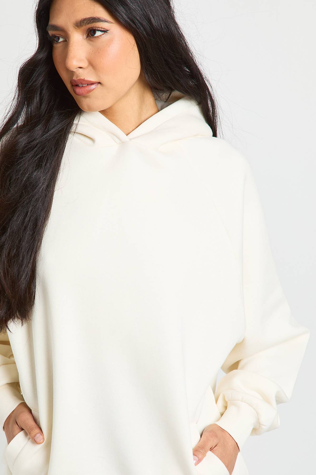 boohoo Sweat à Casynthétiqueche Oversize Tall avec Coutures Raglan