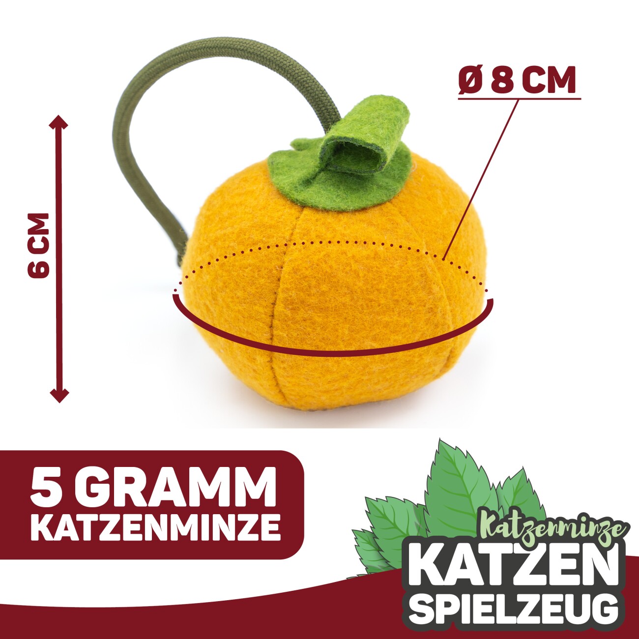 Canadian Cat Company 5er Set Catnip Obst & Gemüse