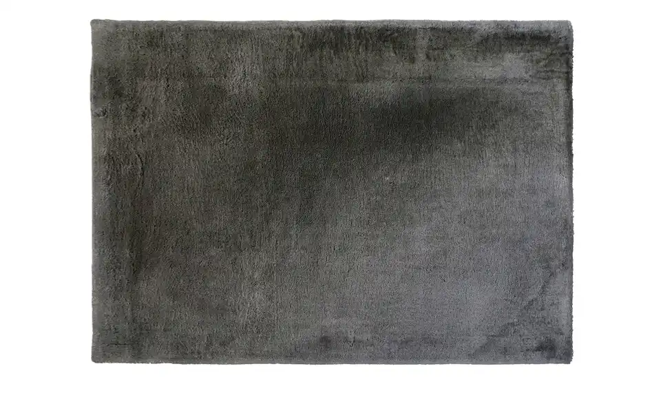 como Hochflorteppich Silbergrau 80x150 cm