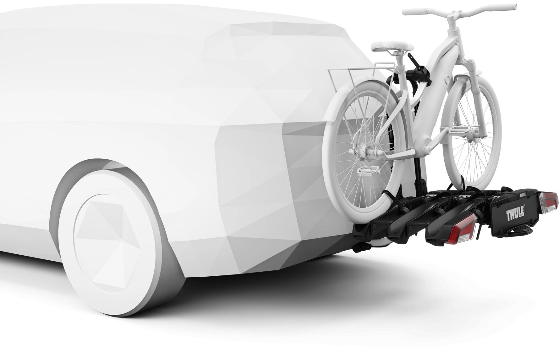 Anhängerkupplungsträger EASYFOLD 3 Schwarz 3-Bike<br>3-Fahrrad-Anhängerkupplung Fahrradträger