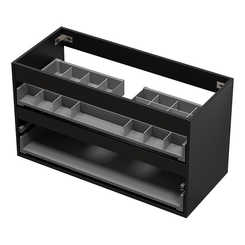 BADEROMSMØBEL CAMARGUE SKÄRGÅRD RAMME SVART 100CM