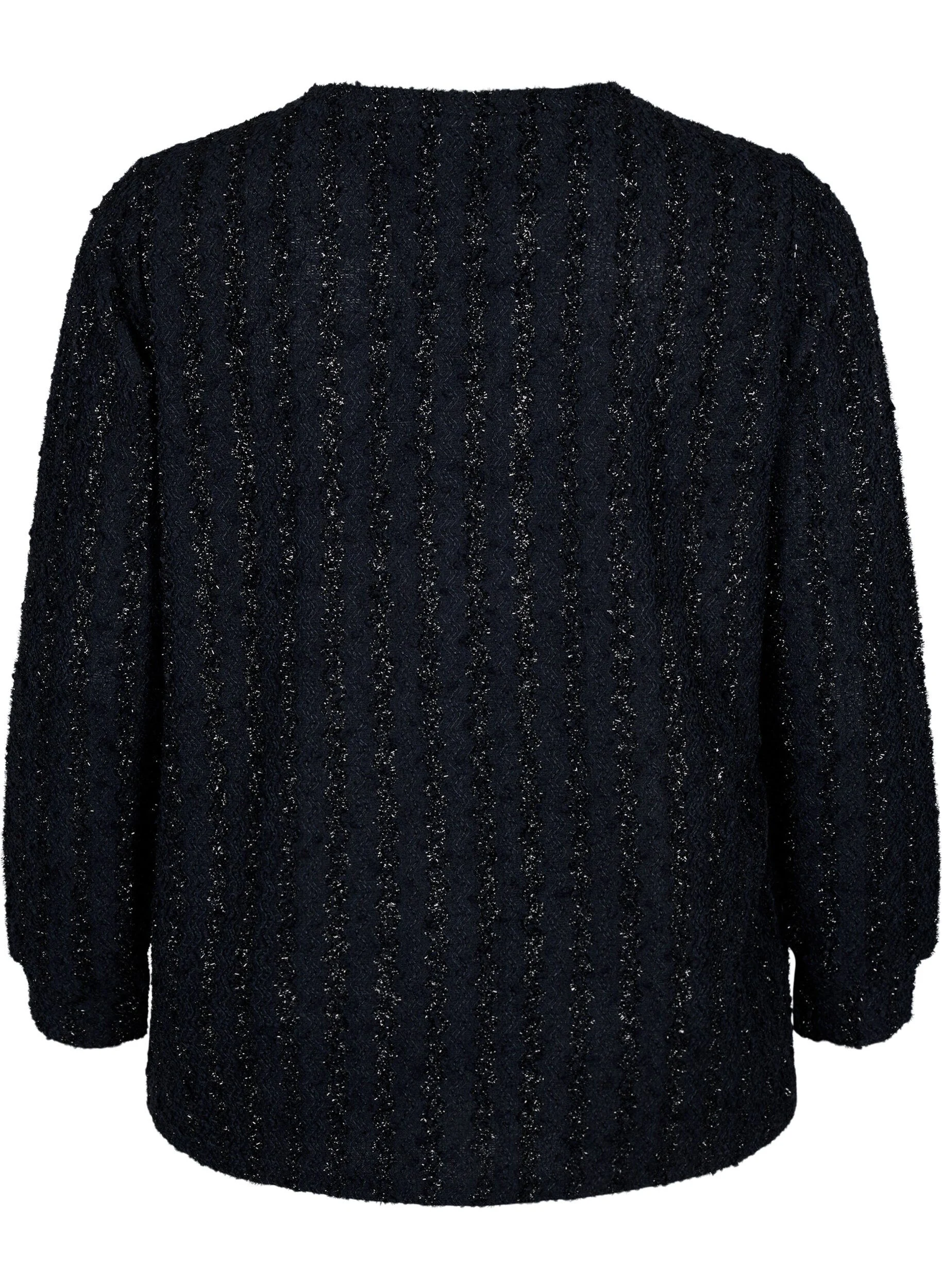Bluse med glimmer struktur
