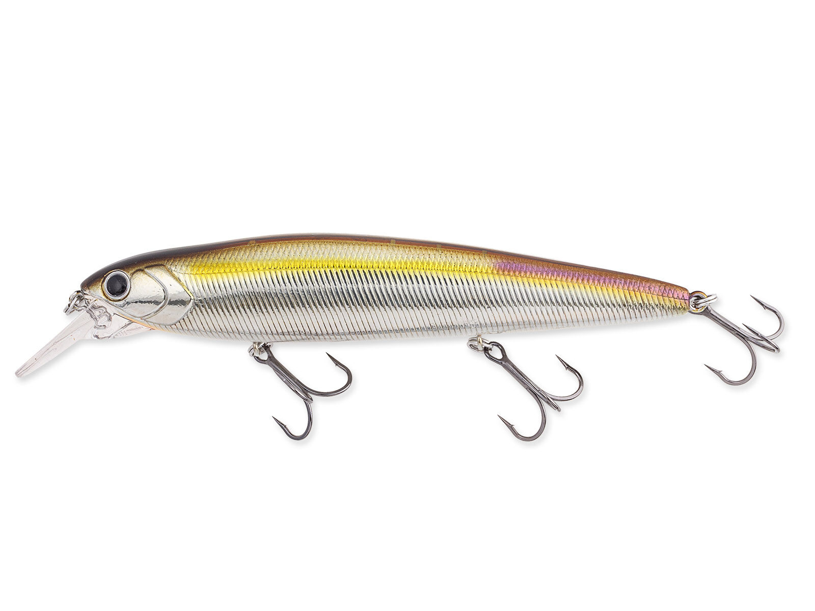 Laydown Minnow 110JP (238) Half Mirror Wakasagi(Nories)