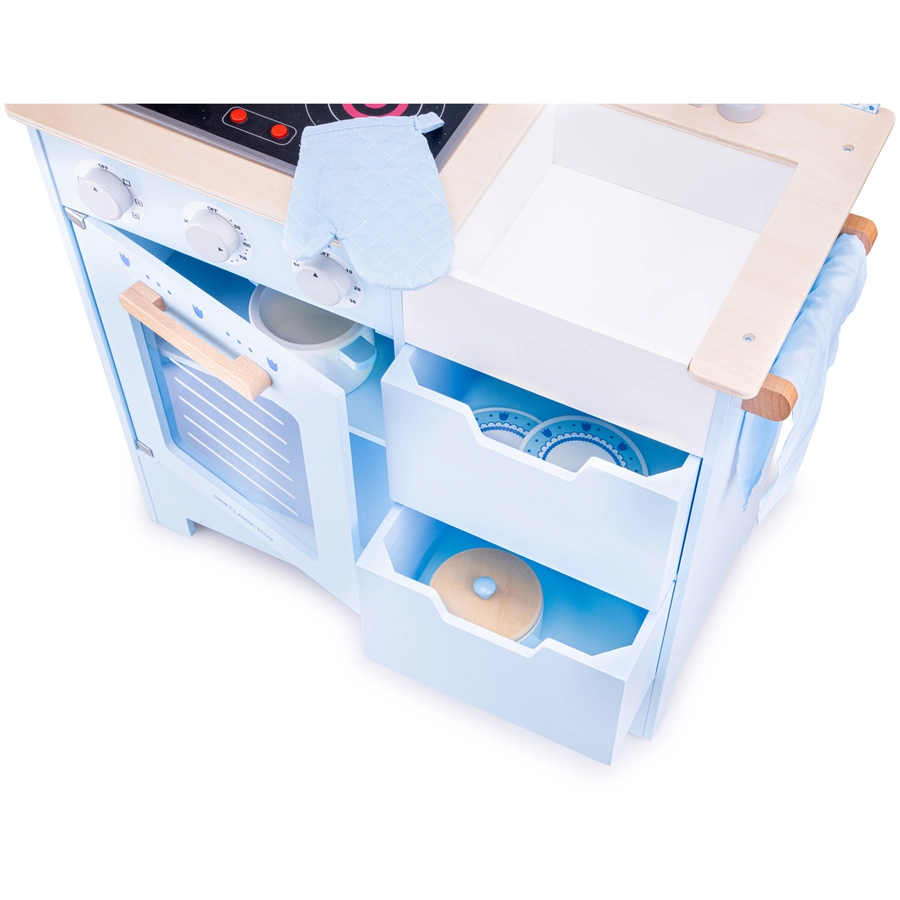 New Classic Toys Spielküche - Delfter blau