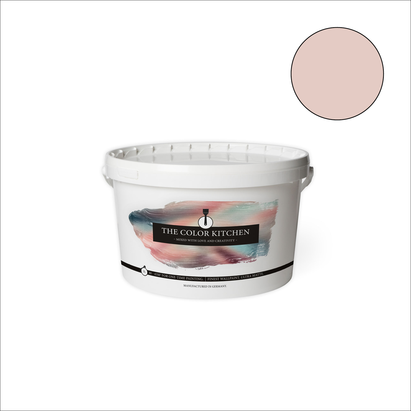 The Color Kitchen Wandfarbe Sweet Strawberry - beige matt - 5 Liter