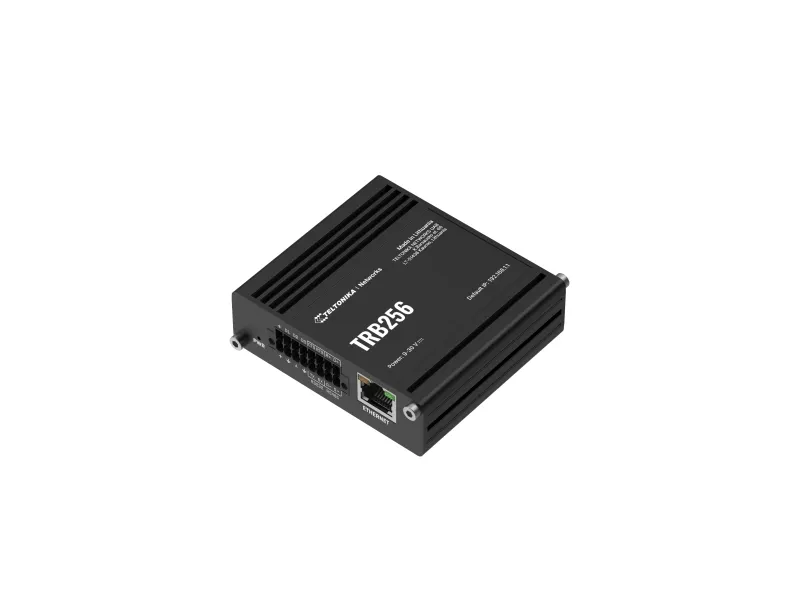 Teltonika TRB256 - Gateway - 100Mb LAN, BACnet, RS-485, Modbus, DNP3, RS-232 - LTE - 4G - desktop/væg/DIN-skinnemonterbar