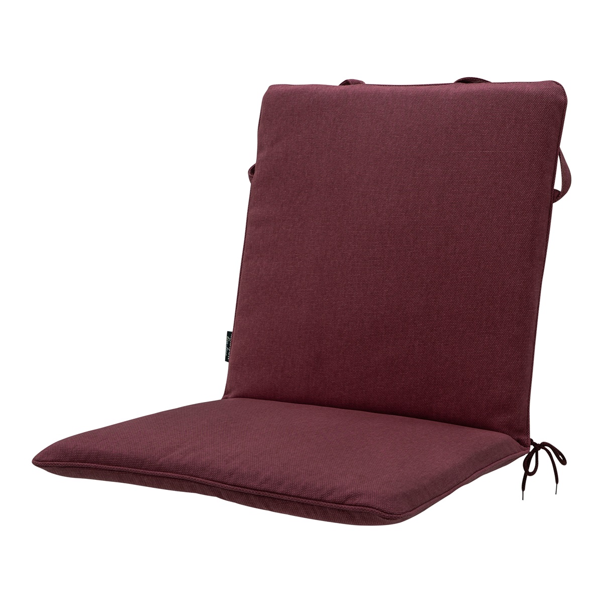 Madison Bordeaux canvas eco+ Stapelstoelkussen - Set van 4