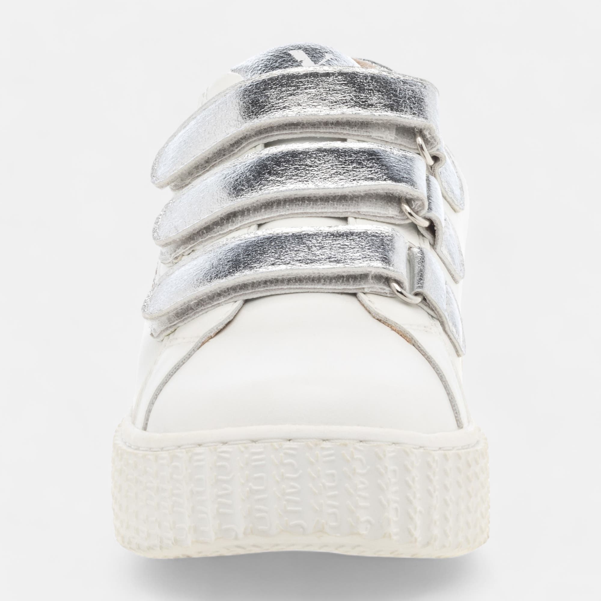 Baskets basses Femme argent