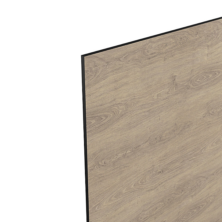 Crédence de cuisine aspect chêne GoodHome Kabsa l. 300 cm x H. 60 cm x Ep. 10 mm