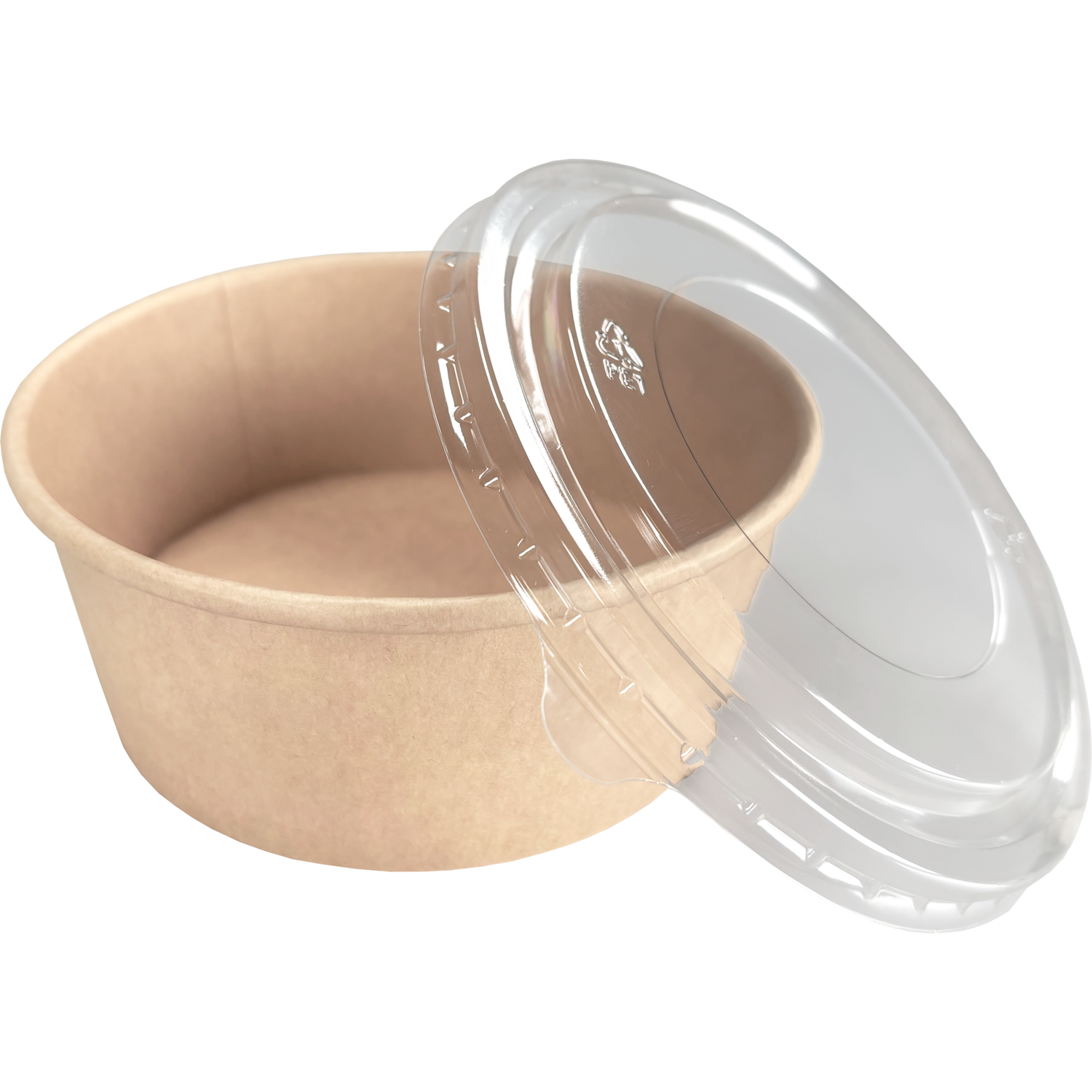 Depa Maaltijdbowl, 750ml, 150mm, 60mm, karton + PE, bruin