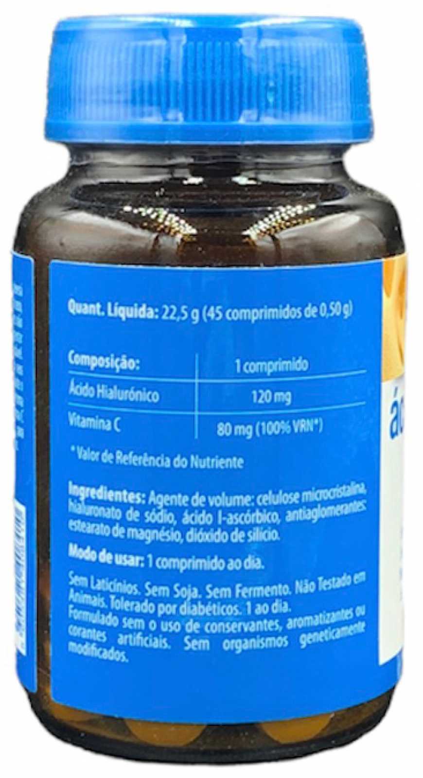 Naturmil Ácido Hialurônico 120 mg 45 comprimidos