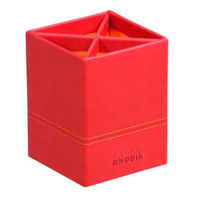 RHODIA Rhodiarama - Pot à crayons - coquelicot - en polyuréthane