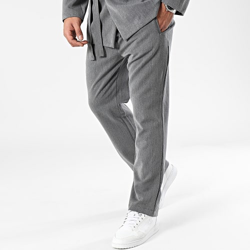 Ensemble Veste Et Pantalon Jogging Gris Chiné